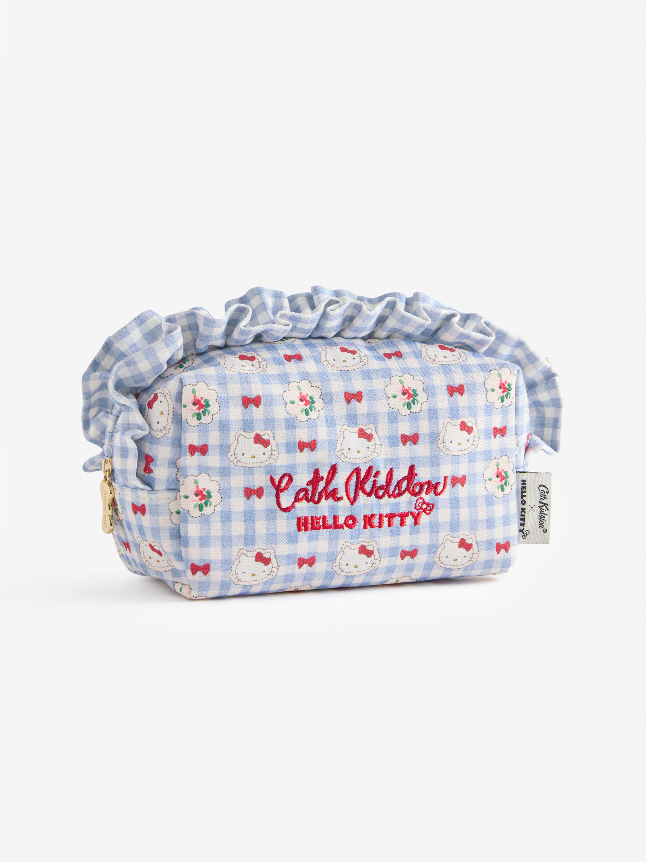 Cath Kidston × Hello Kitty 荷葉邊收納包 (Hello Kitty Gingham Provence)