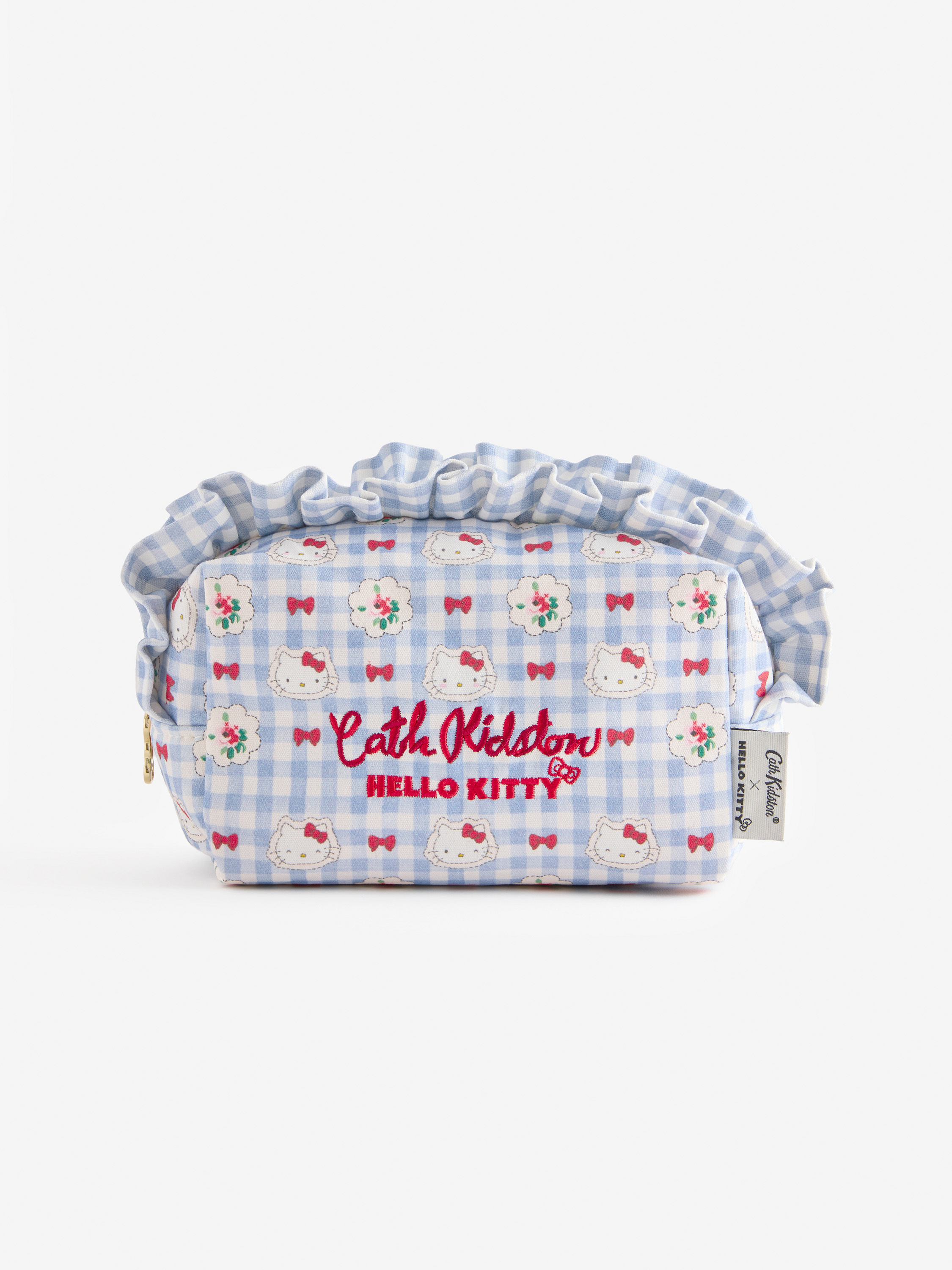 Cath Kidston × Hello Kitty 荷葉邊收納包 (Hello Kitty Gingham Provence)