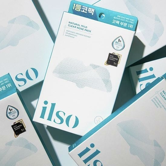 ilso 天然溫和清黑頭粉刺鼻頭貼 5set +棉籤10支