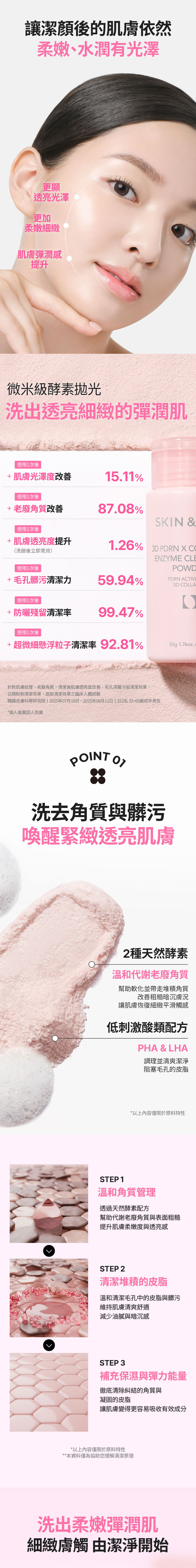 [3D PDRN X 膠原蛋白] 酵素潔顏粉50g_03