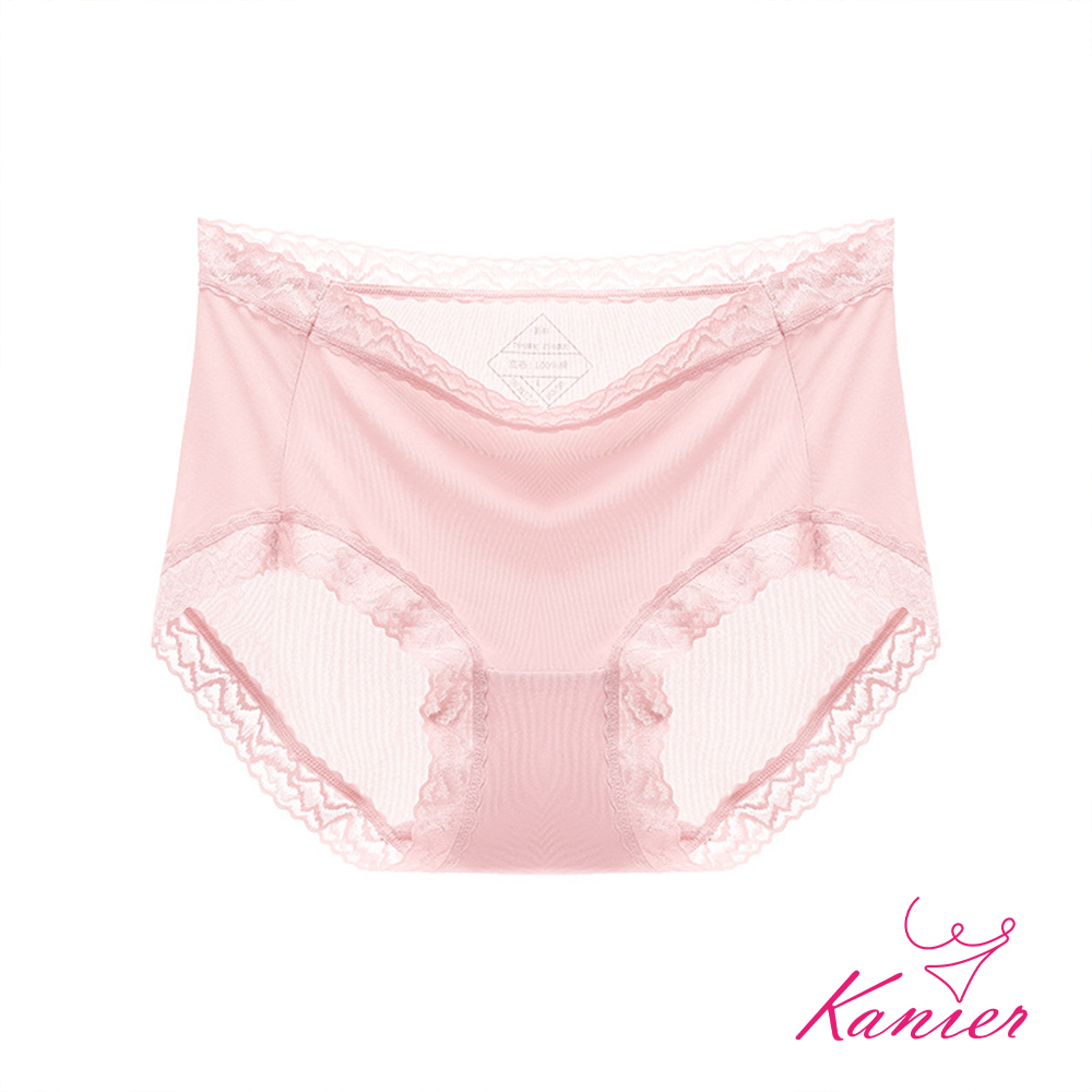 【Kanier卡妮兒】微風花瓣 裸感冰觸 20D極緻無痕 蕾絲緹花 中腰內褲【 5502 -M / L / XL / XXL 】
