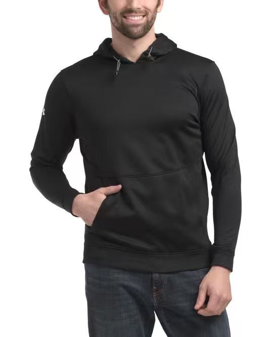 【預購】UNDER ARMOUR H060224 運動連帽上衣（黑色）