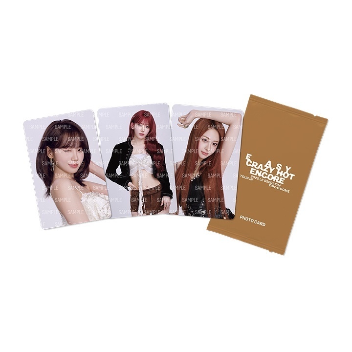 LE SSERAFIM Easy crazy Hot ( Tokyo dome ) trading card