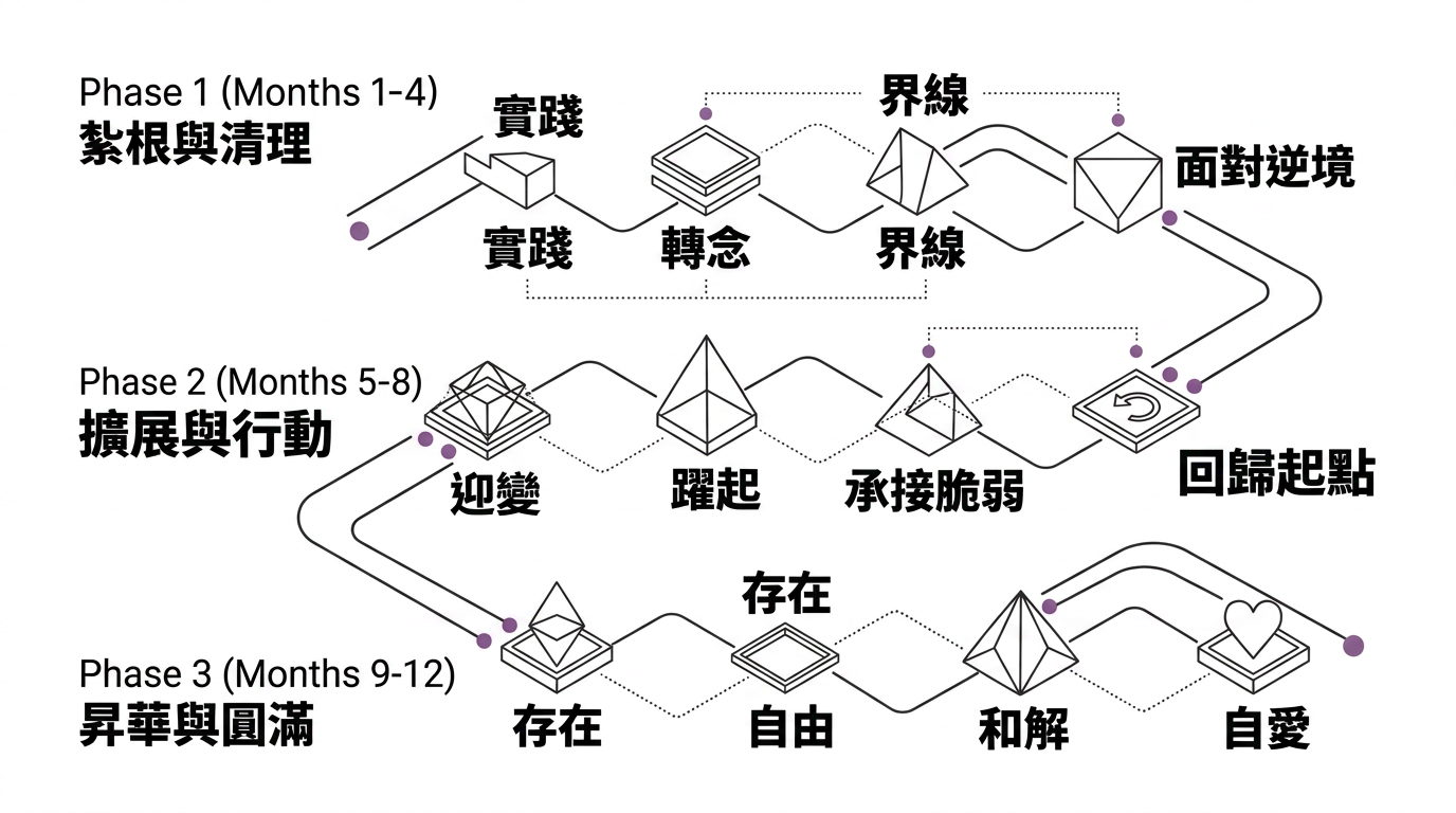 12個主題生命循環圖