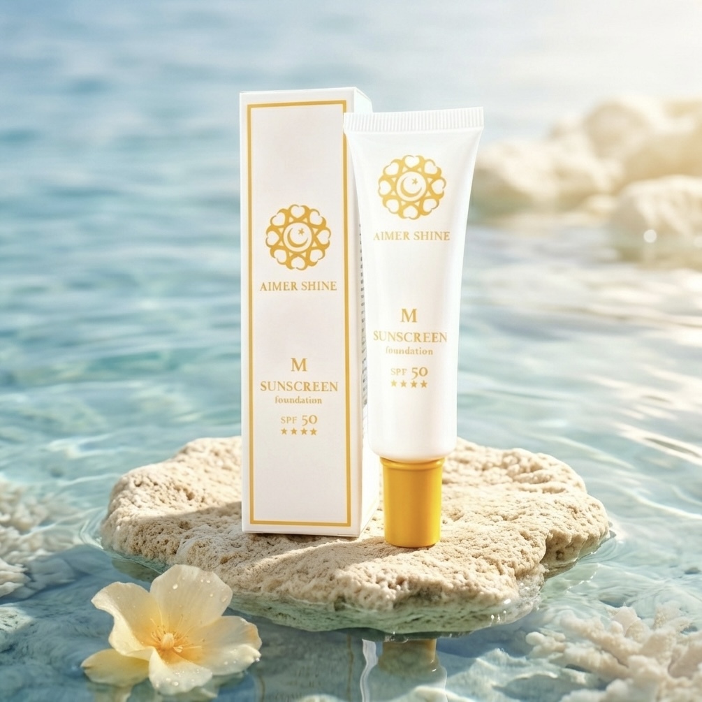 物理防曬粉底乳 30g SPF50 ★★★★ 溫和防護 × 自然裸妝 × 海洋友善