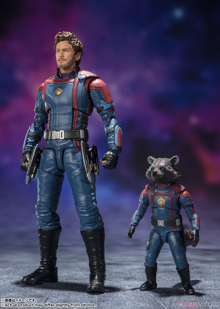 萬代 SHF 星爵＆火箭浣熊 星際異攻隊3 可動完成品