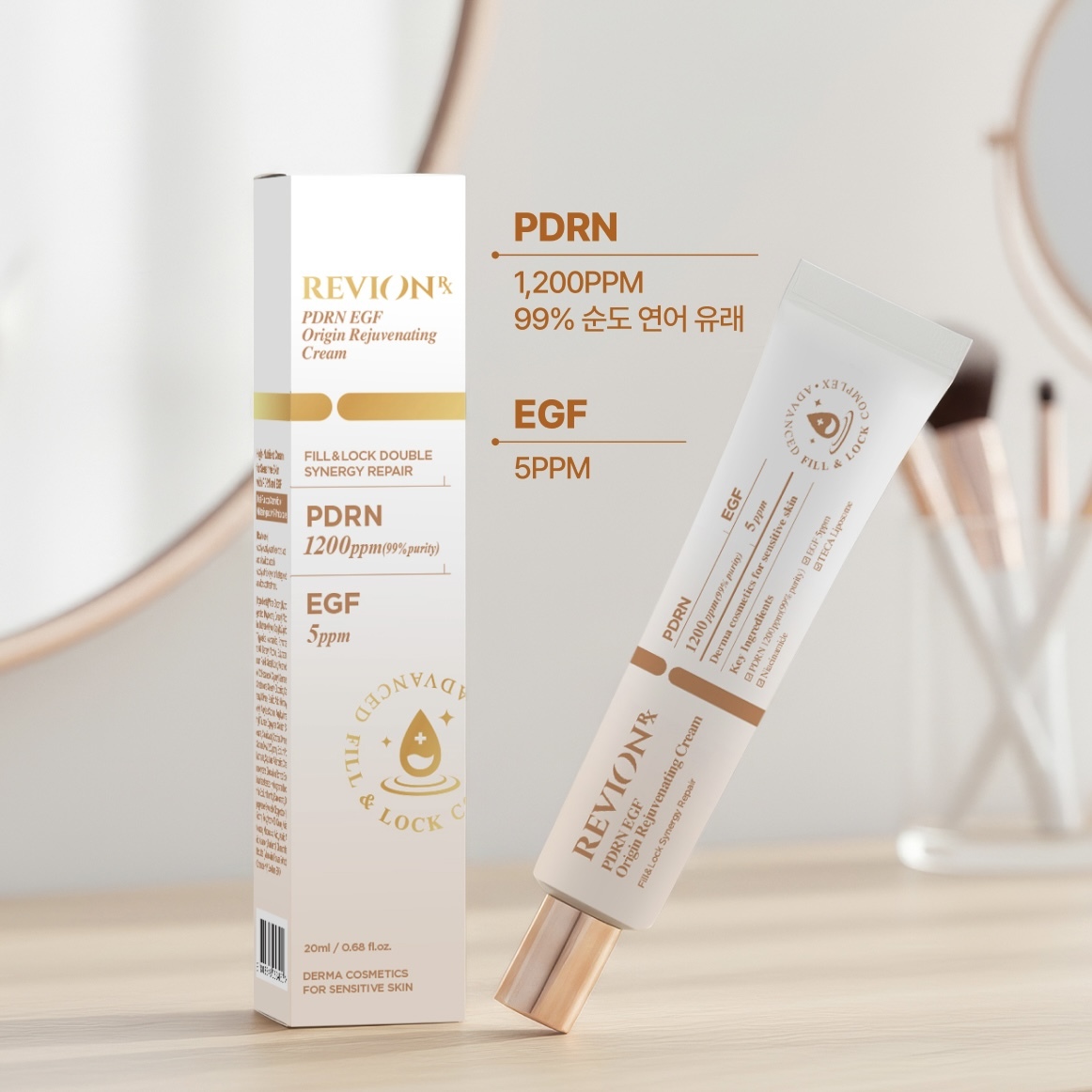 REVION Rx PDRN EGF 再生修復霜20ml
