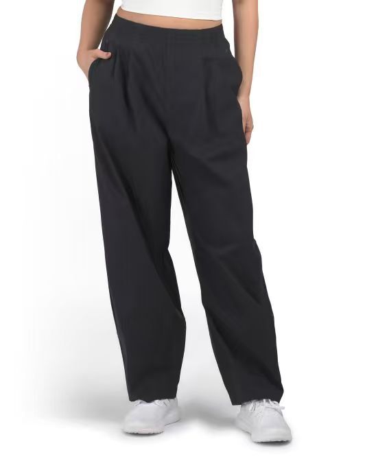 【預購】UNDER ARMOUR H060229 女裝防風壓褶長褲（黑色）