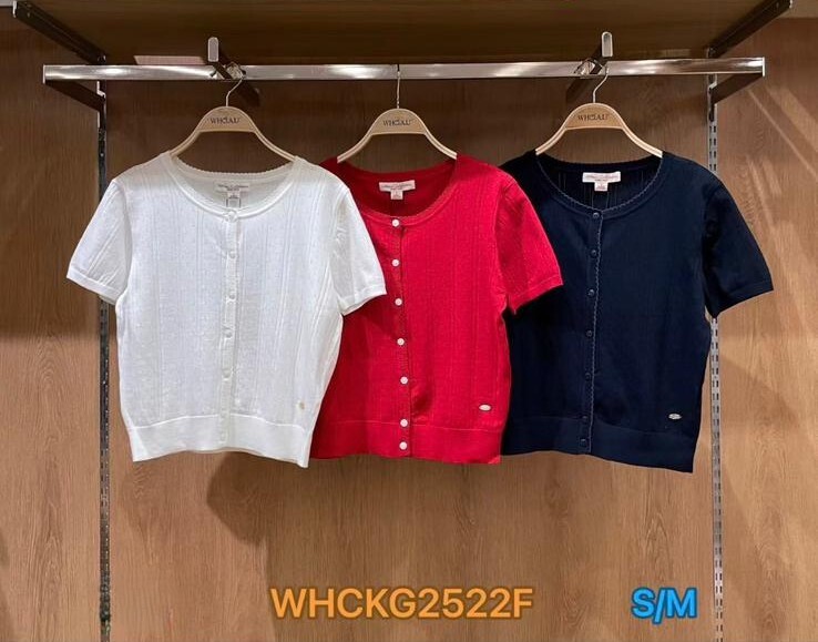 WH17 S:胸36-43 長19.5 M:胸37-44 長20.5 $229 (一口價) [WHCKG2522F]