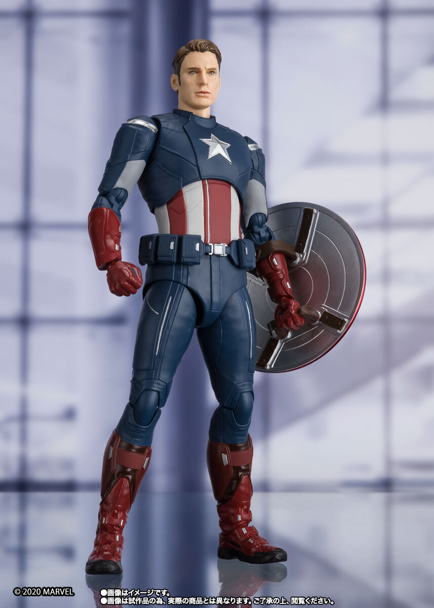 萬代 SHF 美國隊長 復仇者聯盟4：終局之戰 可動完成品