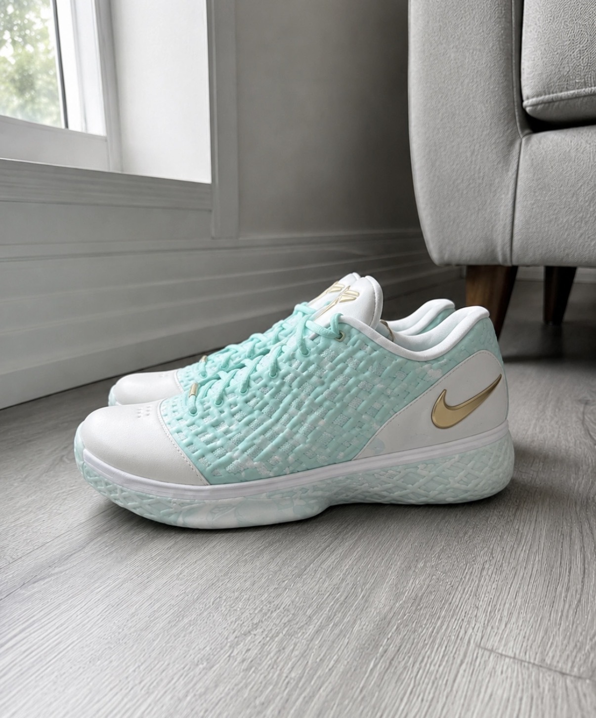 男鞋 NIKE KOBE 3 LOW PROTRO 'CHBL' 綠白 氣墊 緩震 實戰 籃球鞋【IX2017-100】