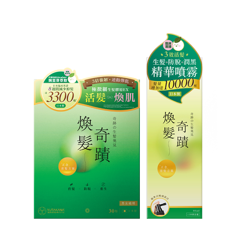 S3 豐盛生活《防脫x生髮》套裝【生髮素 x 6 + 生髮噴霧 x 3】