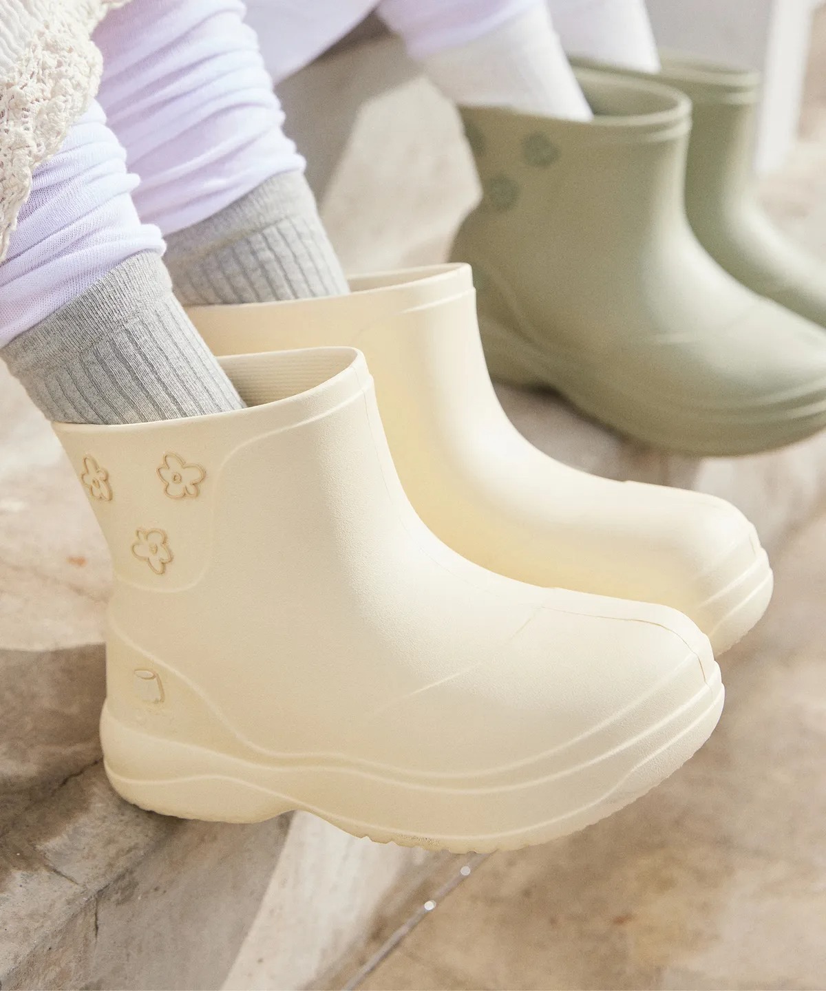 OTZ X UMU Pudding Biddle Platform Rainboots