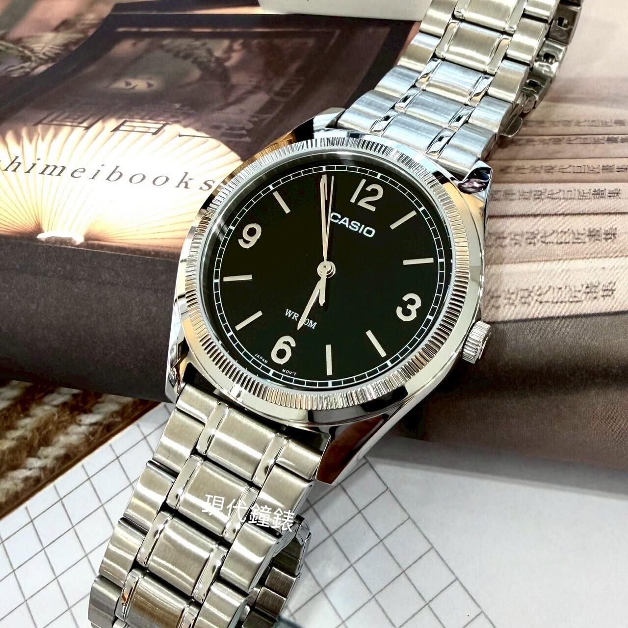 【CASIO 卡西歐】大三針石英男錶 MTP-B210D-1A  39.5mm 現代鐘錶