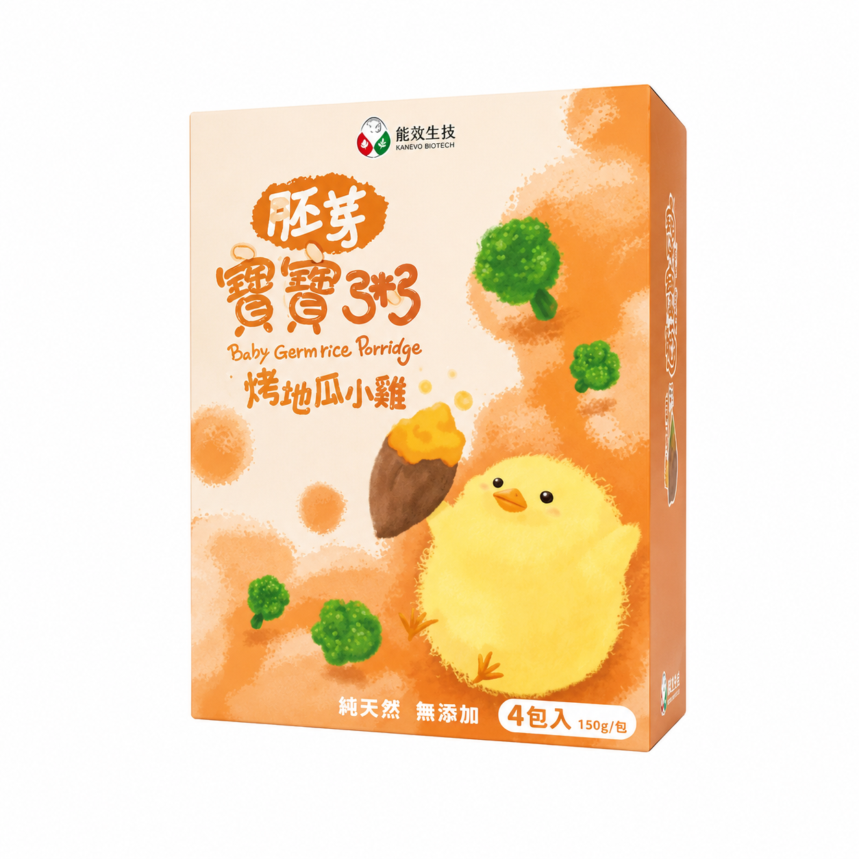 飯友生技- 烤地瓜小雞胚芽粥 ( 150g x 4入/盒) (10m+)