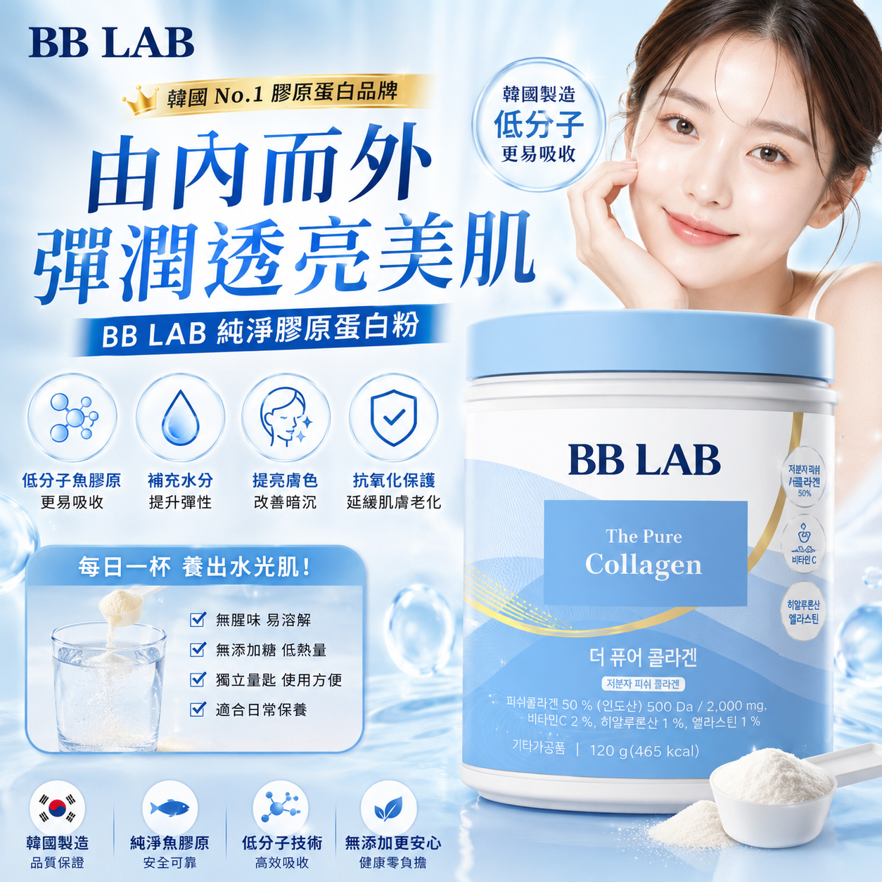 【直播】LX060111 BBLAB 純膠原蛋白 200g