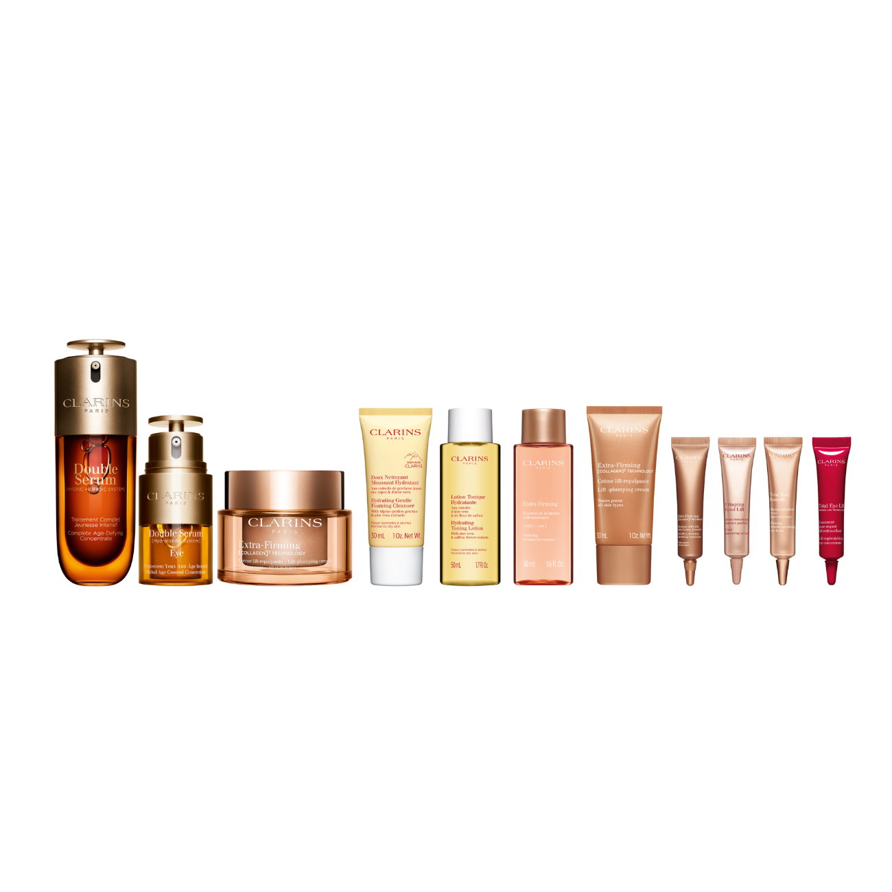 CLARINS 黃金抗老三部曲套裝