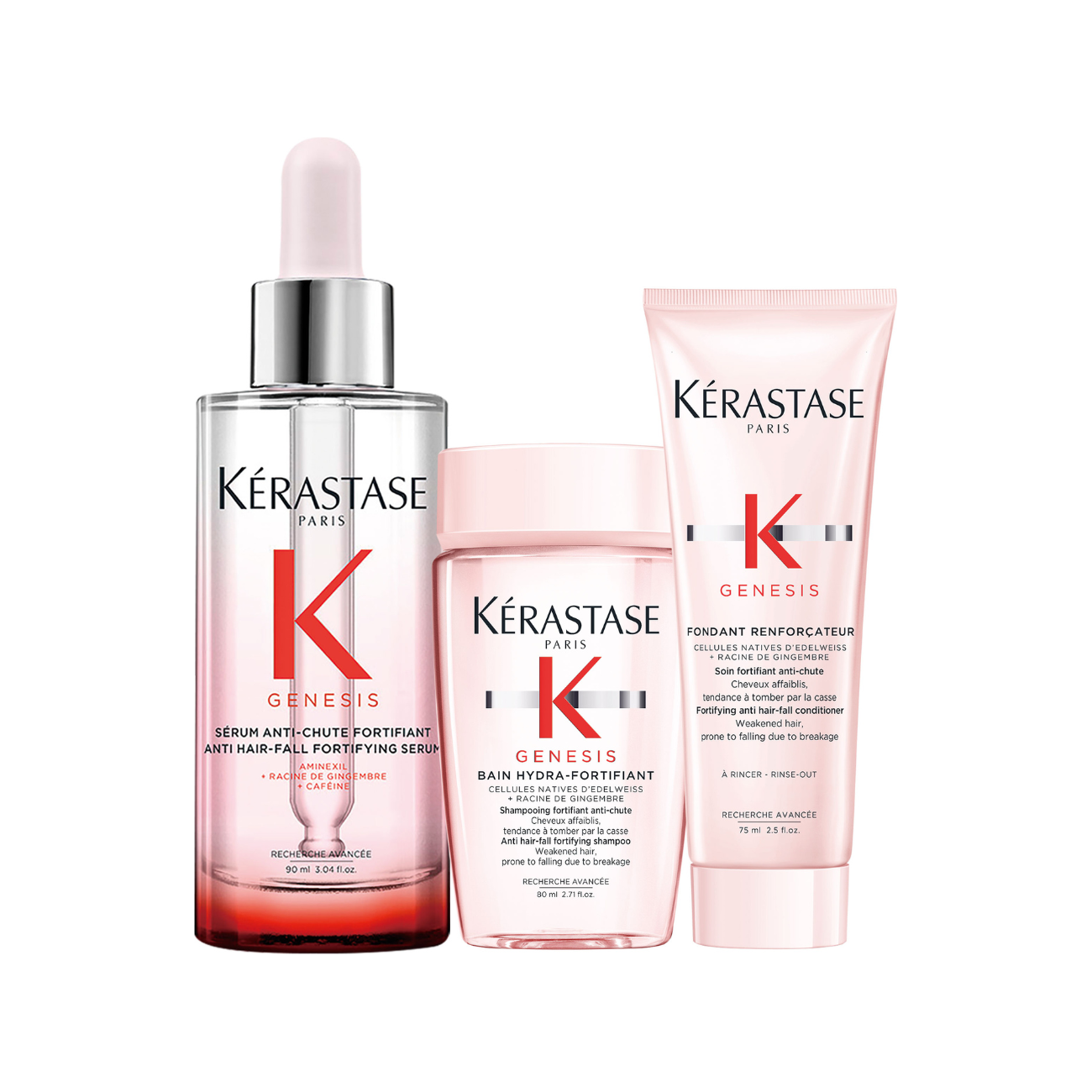 KÉRASTASE 雙重防掉髮修護精華套裝