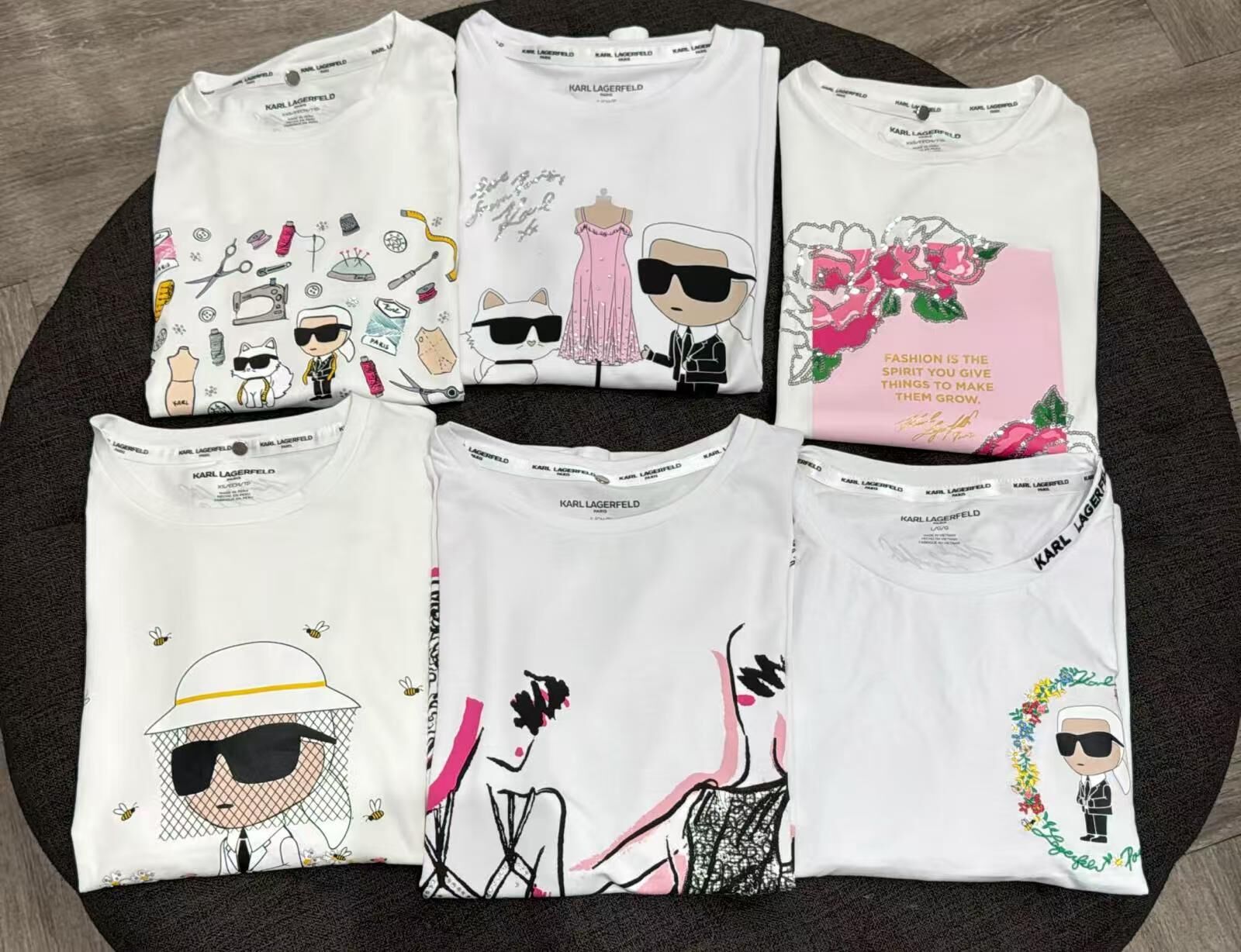 【預購】Karl Lagerfeld  H060258 女裝白色上衣