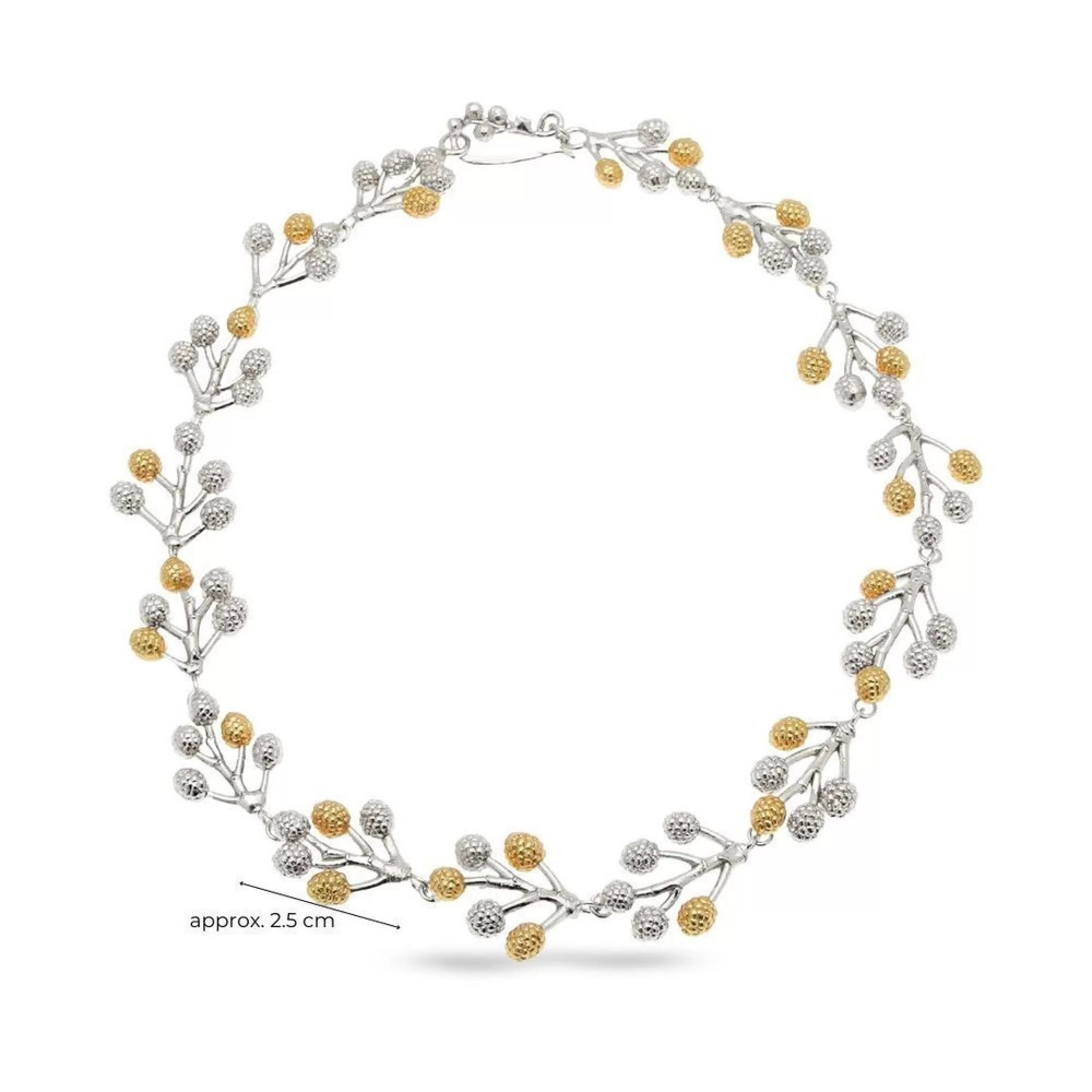 1TA0530-494 [THALLO] Myrtis 項鍊，24k 金和純銀 #s379a (EU)