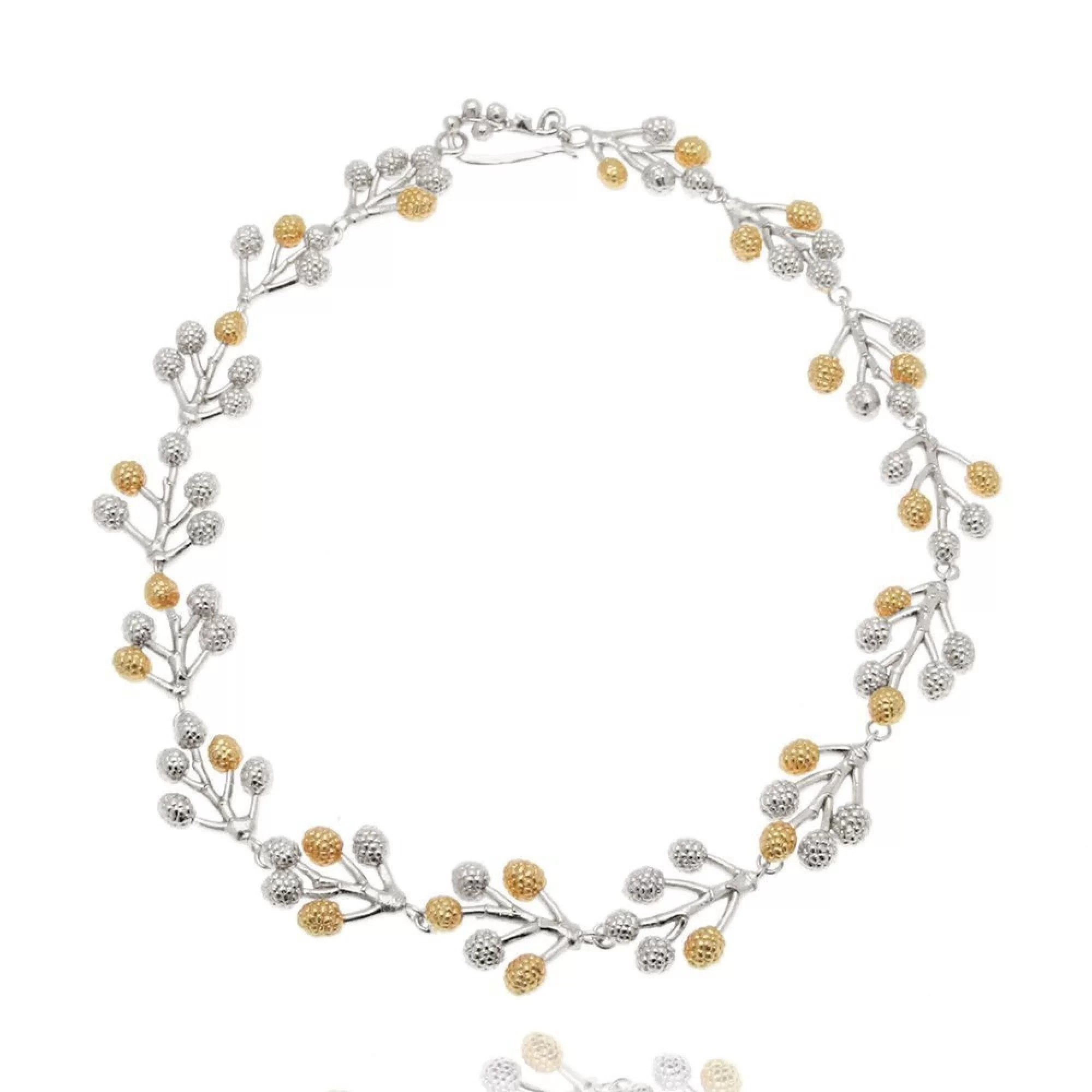 1TA0530-494 [THALLO] Myrtis 項鍊，24k 金和純銀 #s379a (EU)