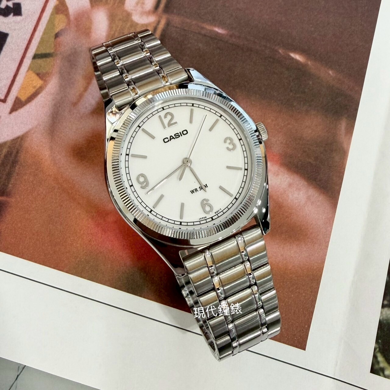 【CASIO 卡西歐】大三針石英男錶 MTP-B210D-7A  39.5mm 現代鐘錶