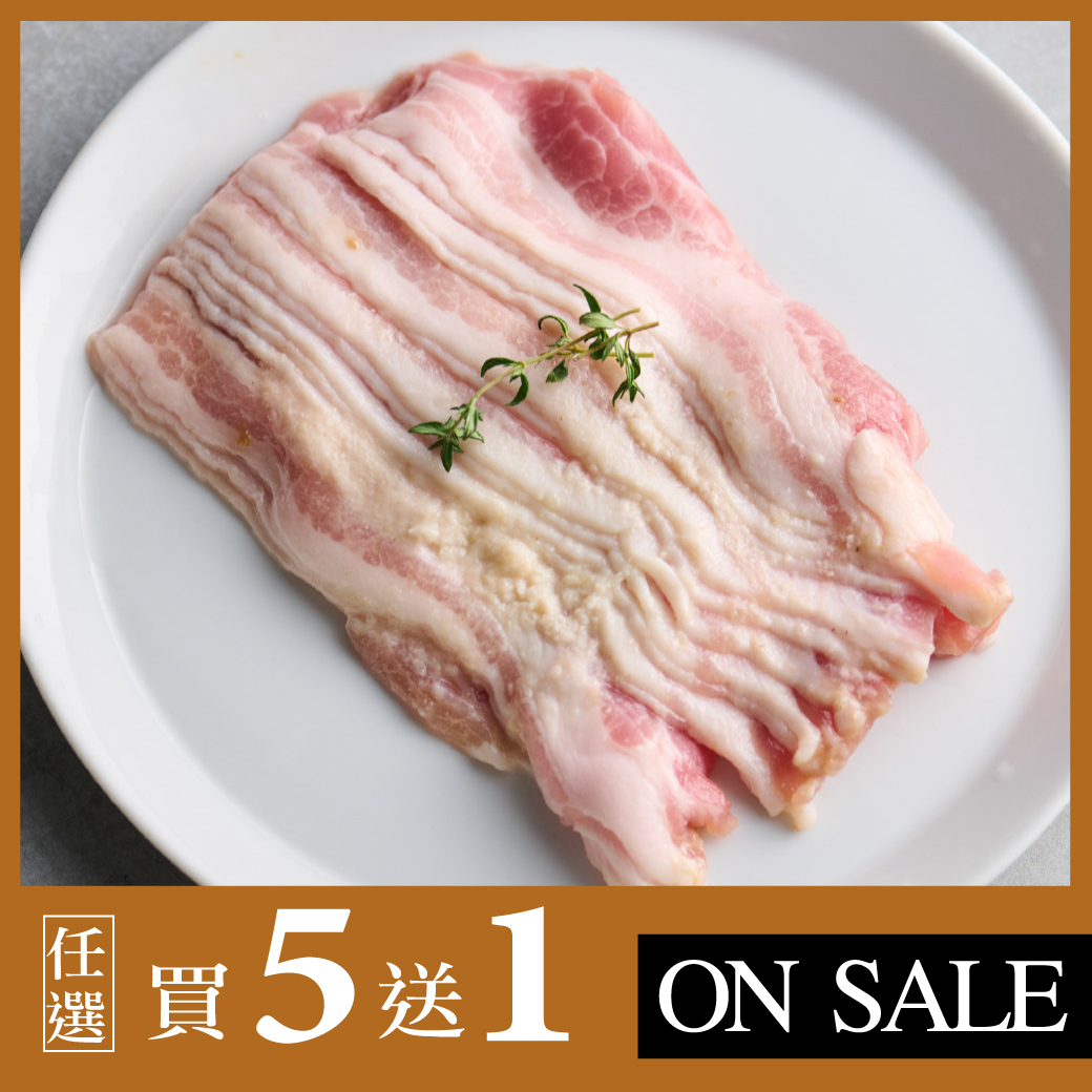 純醃製系列－日式鹽麴五花燒肉片 200g