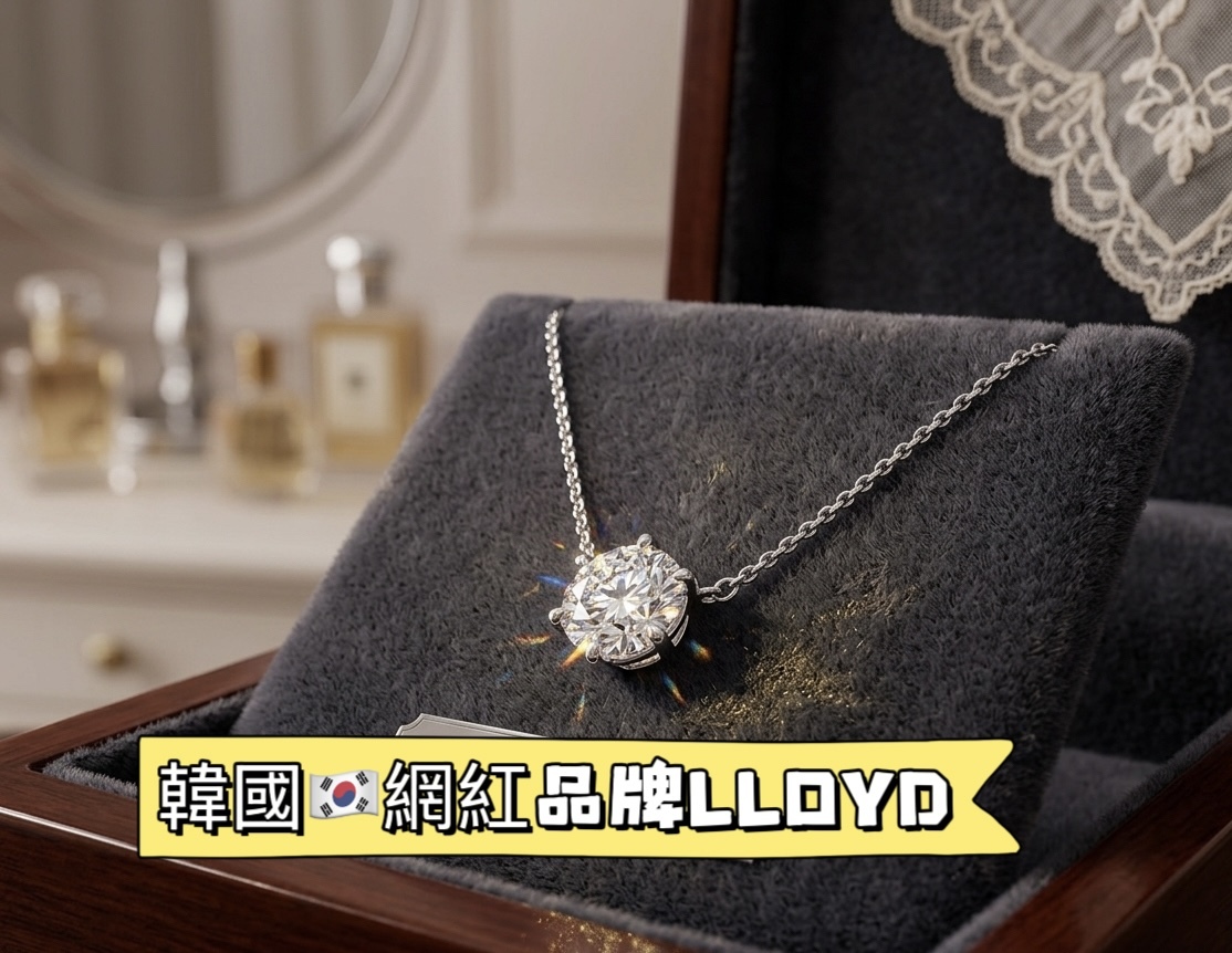 LL11 韓國🇰🇷網紅品牌LLOYD 韓國🇰🇷網紅品牌LLOYD 39-44cm 一卡莫桑石 有證書 $409 (一口價)925純銀