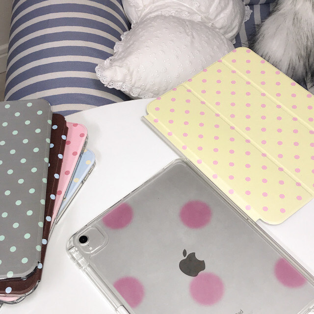 【預購】Nineteen Friday 撞色 圓點點 波點 iPad 平板保護套