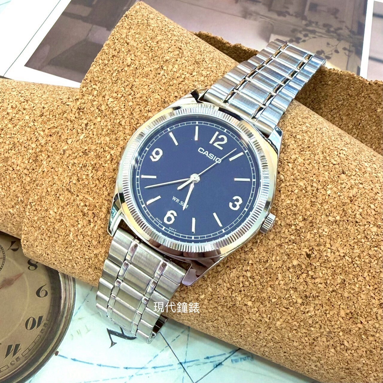 【CASIO 卡西歐】大三針石英男錶 MTP-B210D-2A2 39.5mm 現代鐘錶