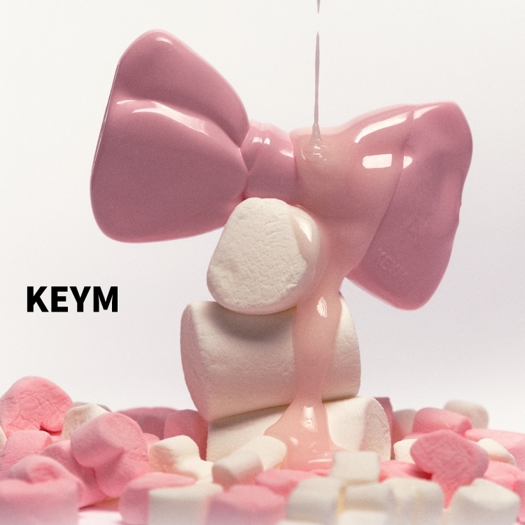 韓國 KEYM Lip Glow Bow蝴蝶結吊飾水光唇蜜 Strawberry Sour