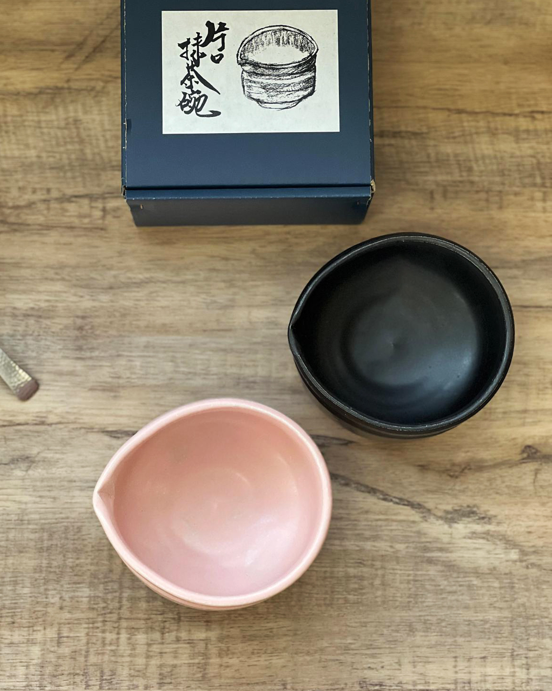 手工陶器 片口抹茶碗 桃練｜美濃燒