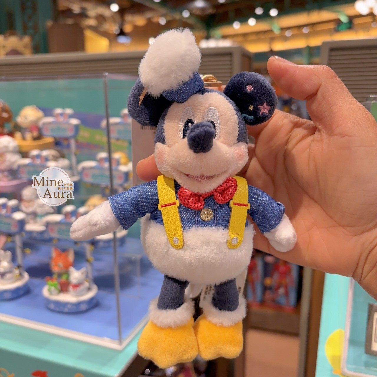 2026 唐老鴨生日系列 米奇 Mickey 絨毛 鑰匙圈 吊飾 -上海迪士尼樂園