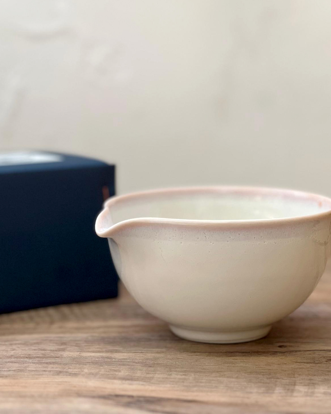 手工陶器 片口抹茶碗 春風｜美濃燒