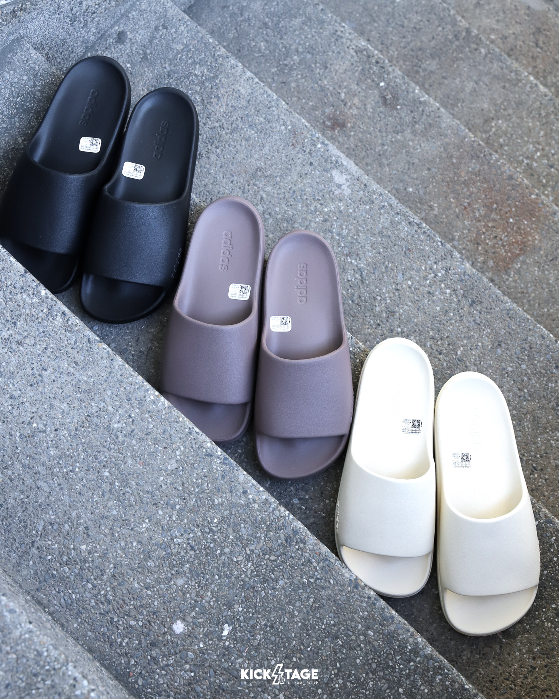 男女鞋 ADIDAS ADILETTE LUMIA YZY 米白 奶茶 黑 咖 防水 快乾 運動 拖鞋【JP9578/JP9579/JP9580/JQ0790】 YEEZY 拖鞋 平替