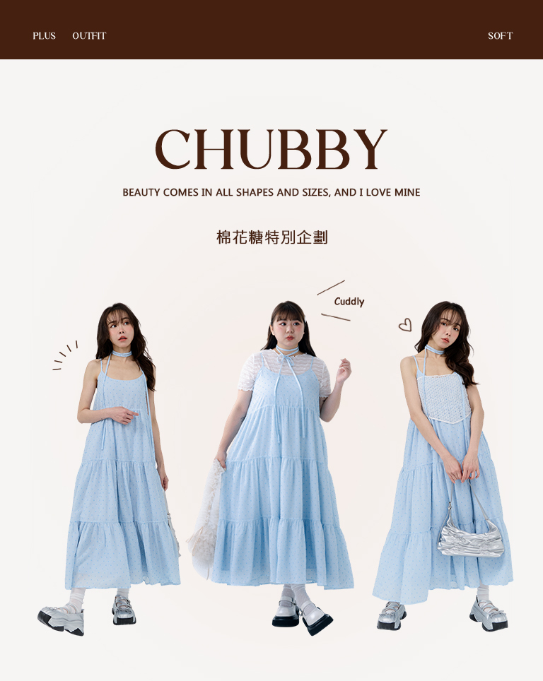 Marshmallow-patterned polka dot long dress with tie, available in three colors, sizes S/M/L.【01087317】in stock+pre-order