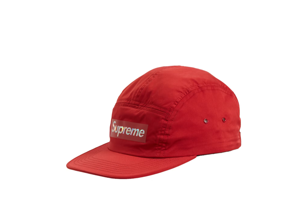 [現貨] Supreme Holographic Logo Camp Cap | Red