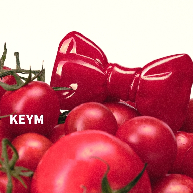 韓國 KEYM Lip Glow Bow蝴蝶結吊飾水光唇蜜 Bloody Mary