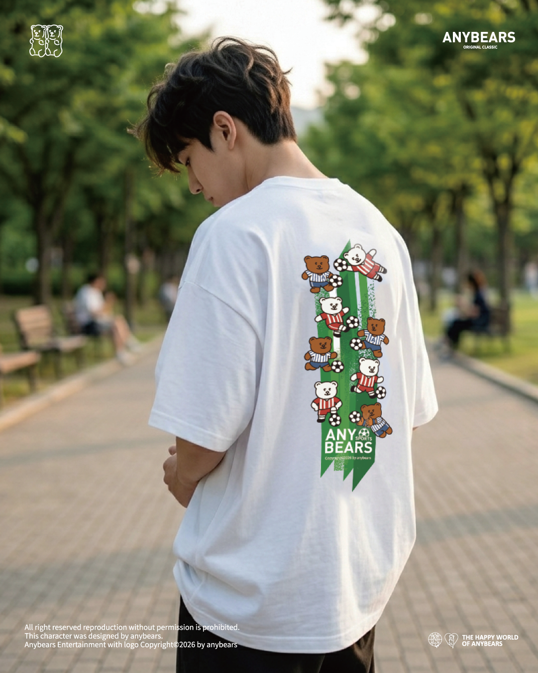 ANYBEARS® Football Bear 世足熊 短Tee