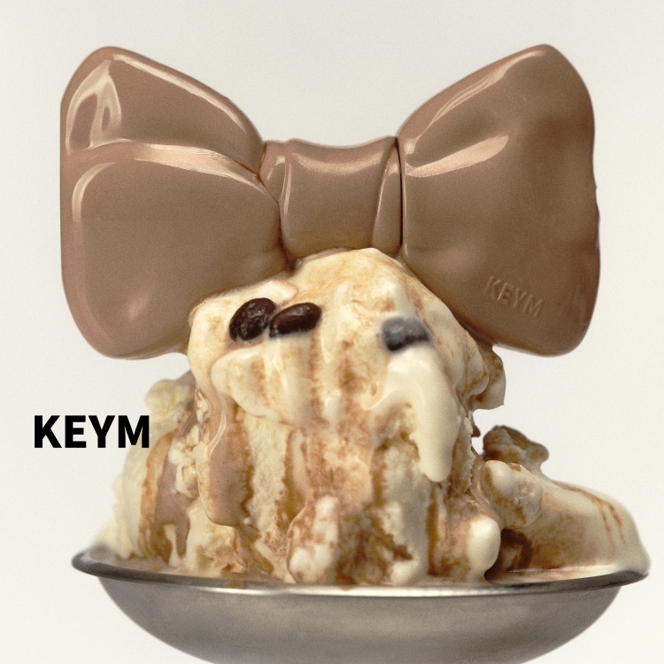 韓國 KEYM Lip Glow Bow蝴蝶結吊飾水光唇蜜 Espresso Martini
