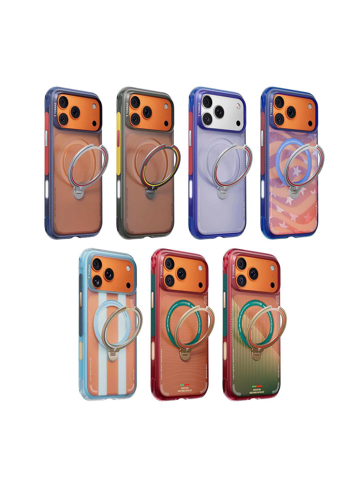 TORRAS｜iPhone17系列 Ostand Q3 Air Magsafe 支架氣囊手機殼