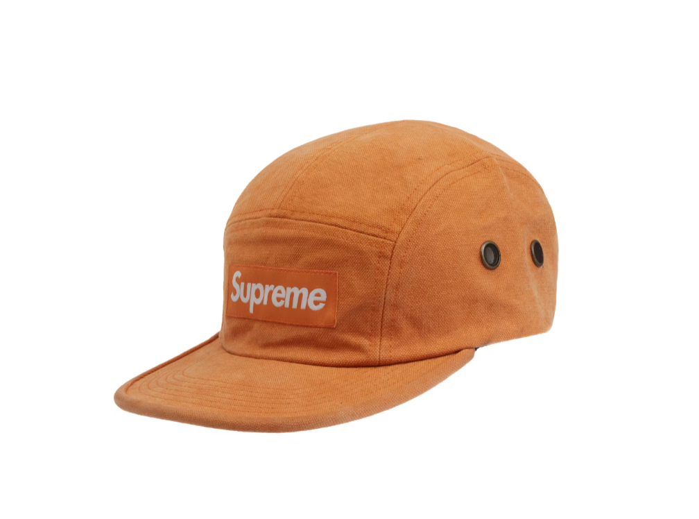 [現貨] Supreme Washed Canvas Camp Cap | Orange