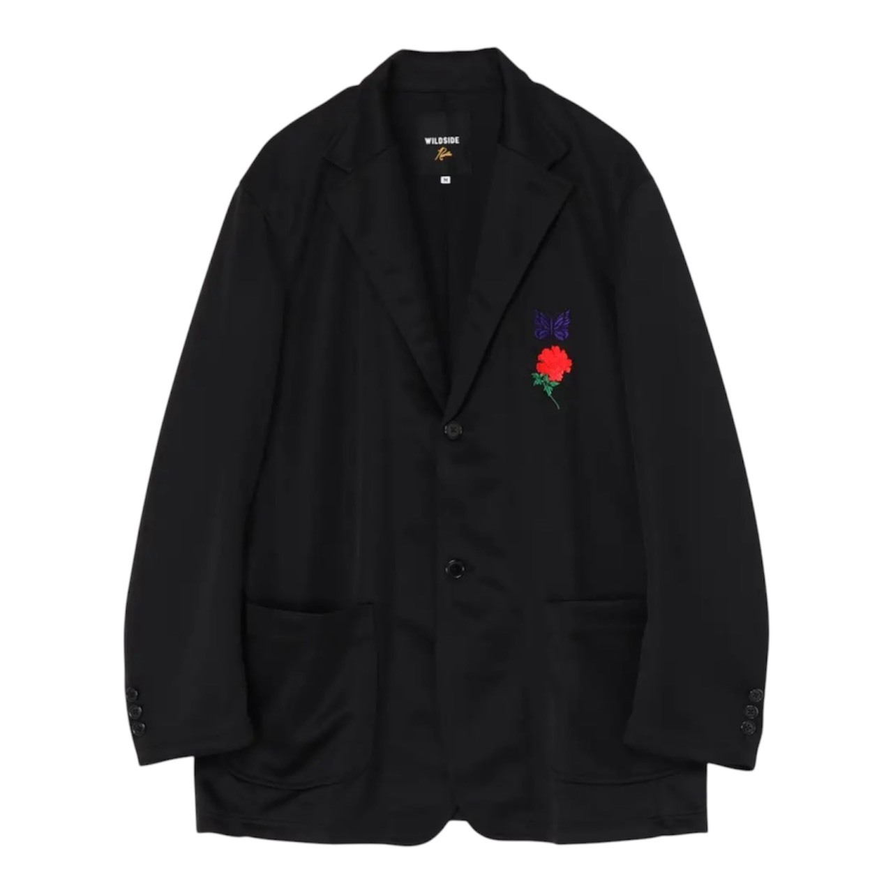 WILDSIDE YOHJI YAMAMOTO x NEEDLES 2B JACKET BLACK SIZE M