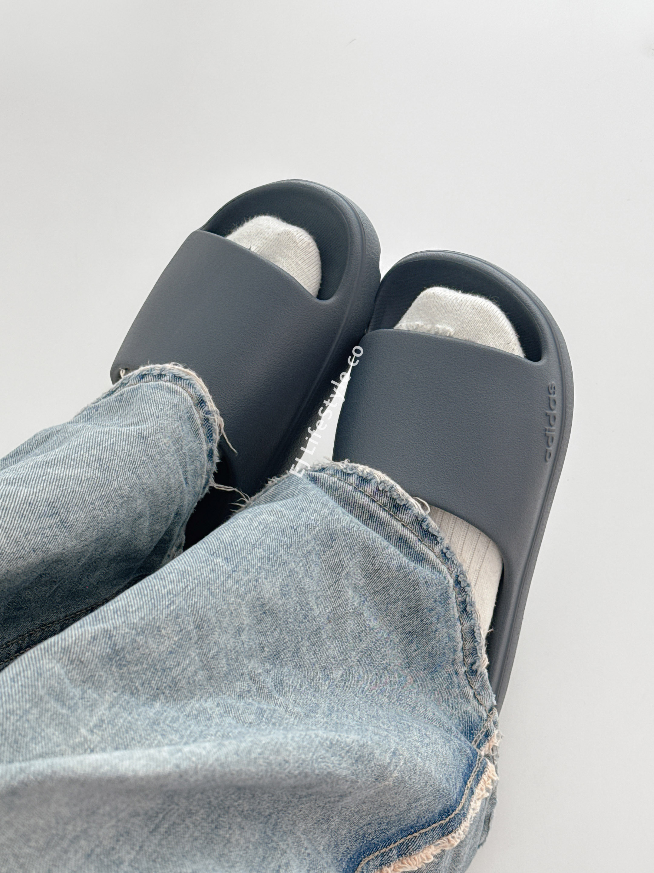 ADIDAS ADILETTE LUMIA 霧藍 拖鞋 防水拖 鋸齒拖鞋 男女鞋 JQ0791 / 現+調