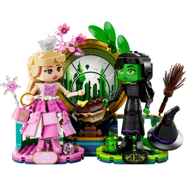 【玩具研究中心】LEGO 樂高 魔法壞女巫 艾爾法巴和葛琳達玩偶 75682