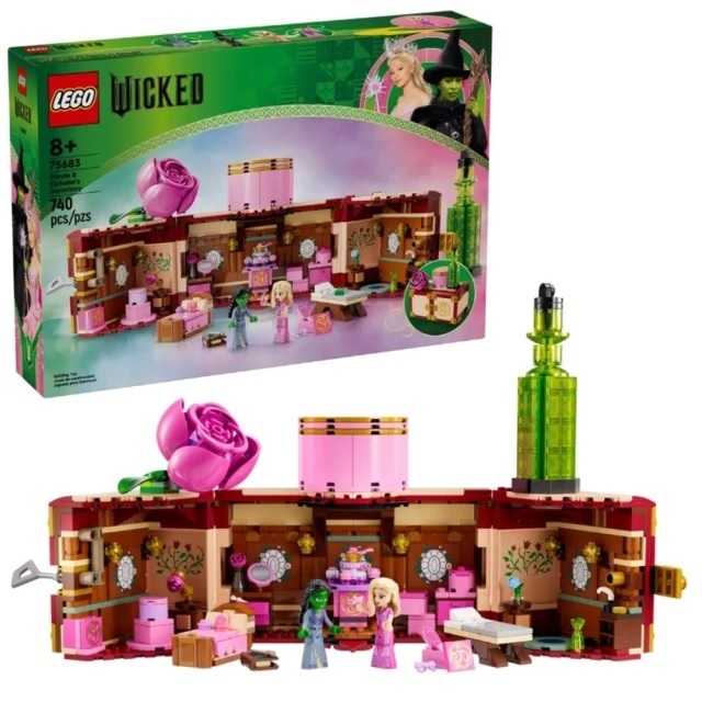 【玩具研究中心】LEGO 樂高 魔法壞女巫 葛琳達和艾爾法巴的宿舍 75683