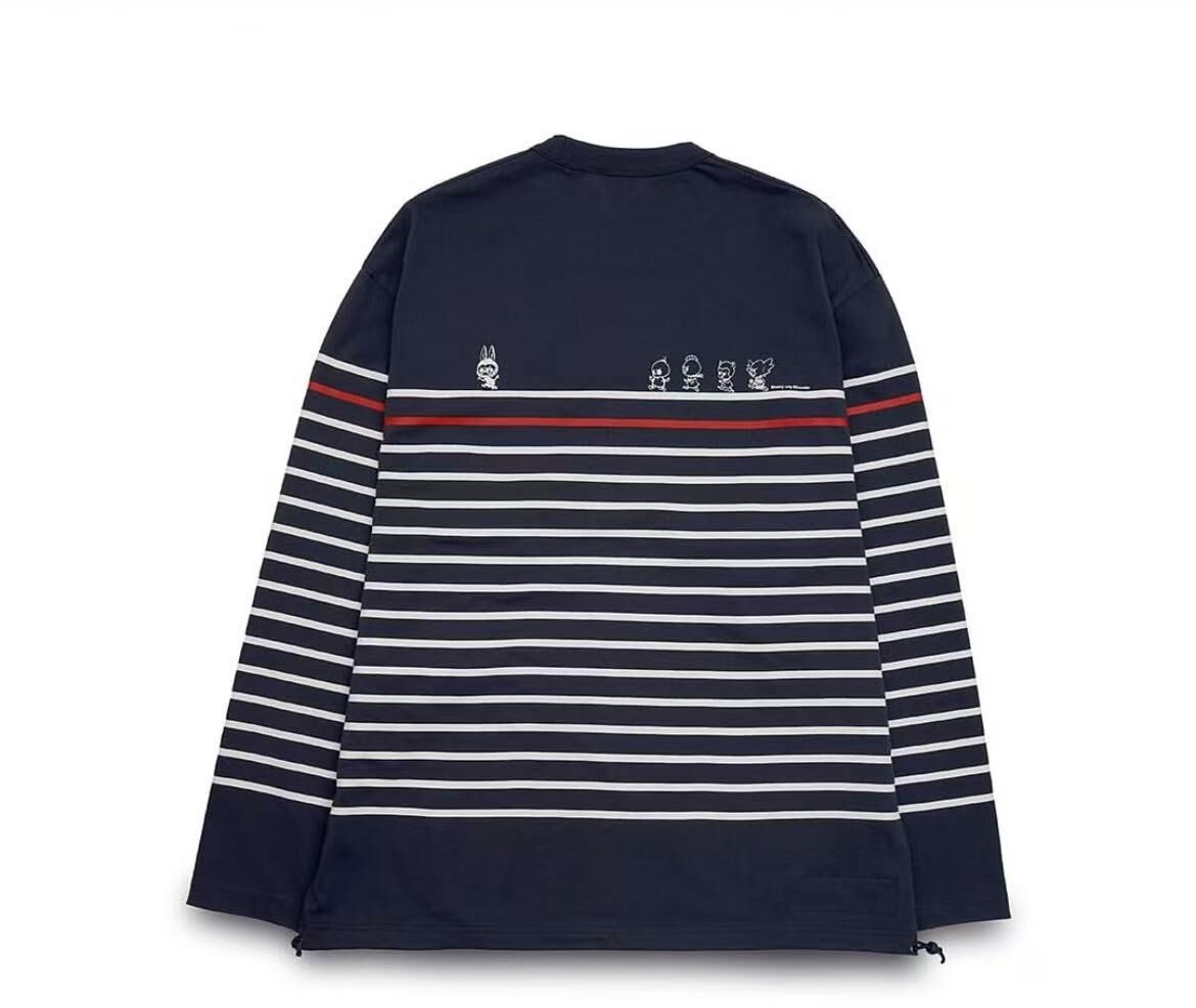 KASING LUNG × SLOOWDAY / BORDER L/S T-SHIRT BLUE S0016004