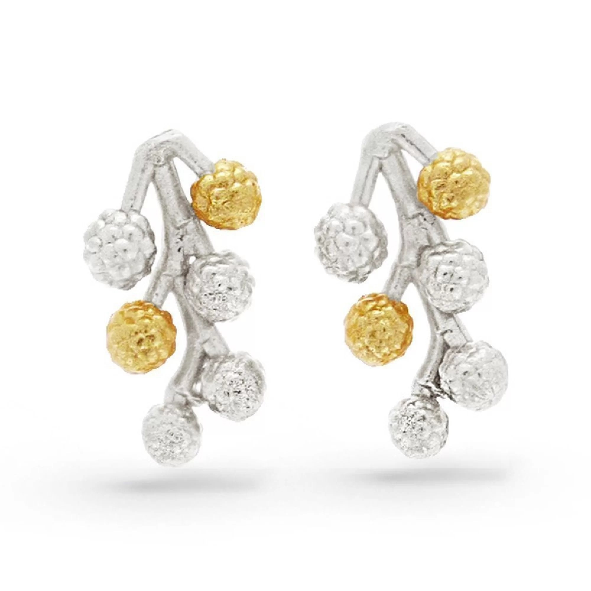 1TA0530-497 [THALLO] Myrtis 耳環 S，耳釘，24k 金和純銀 #s399a (EU)