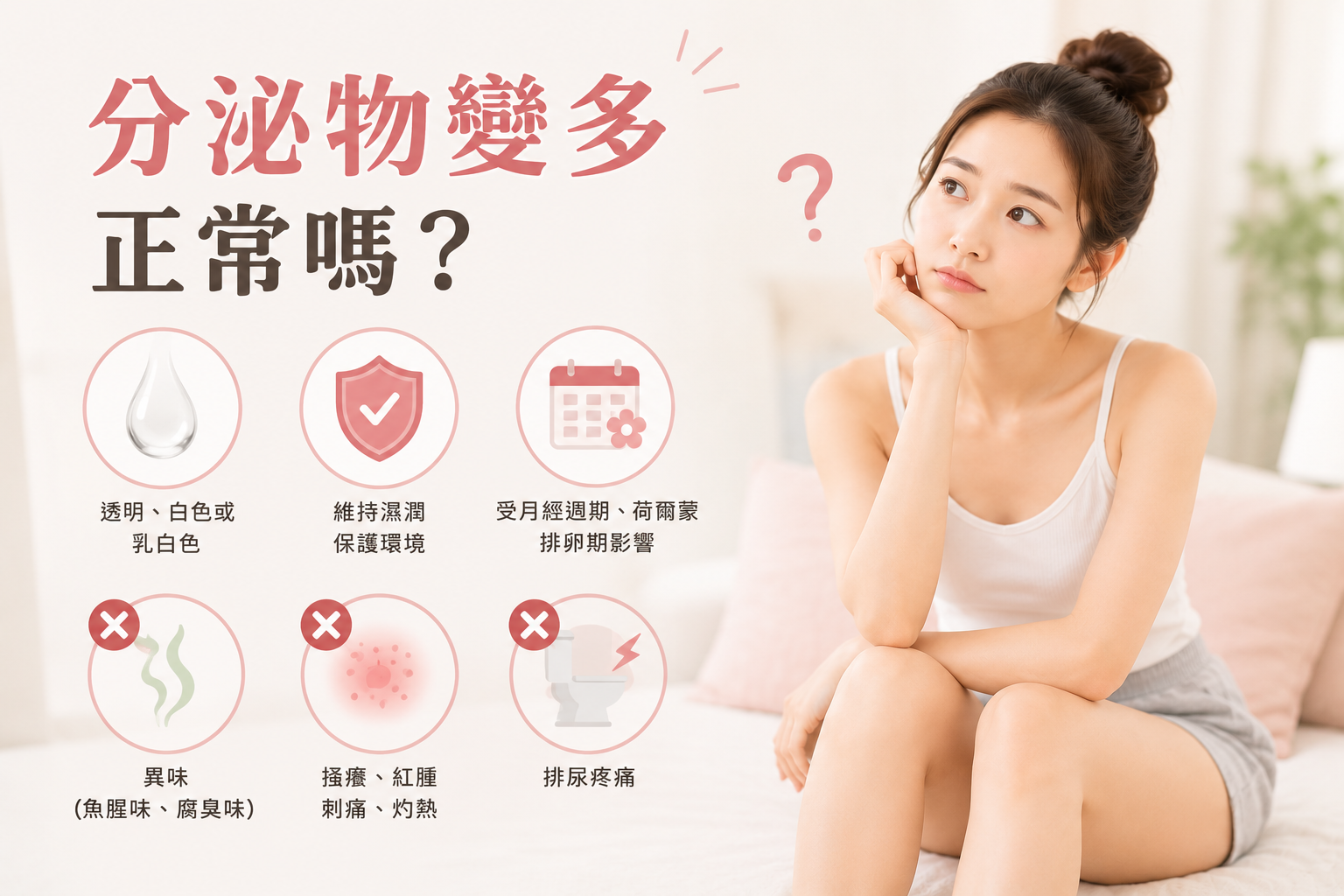 女生分泌物變多