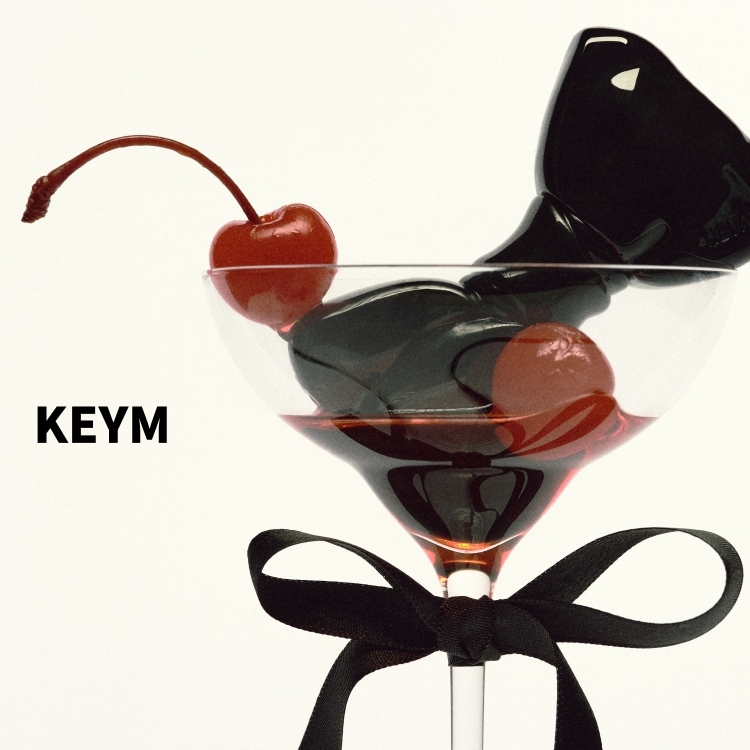 韓國 KEYM Lip Glow Bow蝴蝶結吊飾水光唇蜜 Black Magic